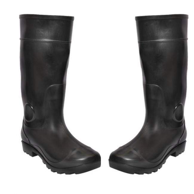 Hillson Century 6 No Black Plain Toe Gumboots