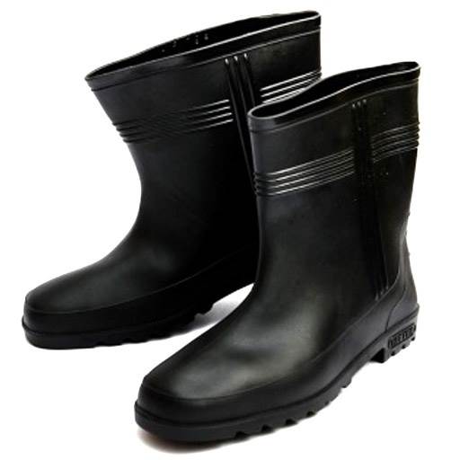 Hillson Hitter 7 No Black Plain Toe Gumboots