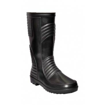 Hillson Welsafe Black Plain Toe Gumboot Size 5