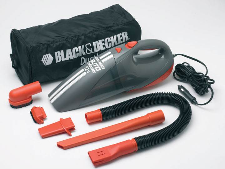Black m10g Decker ACV1205 12 Volt DC Cyclonic Auto Dustbuster Car Vacuum Cleaner