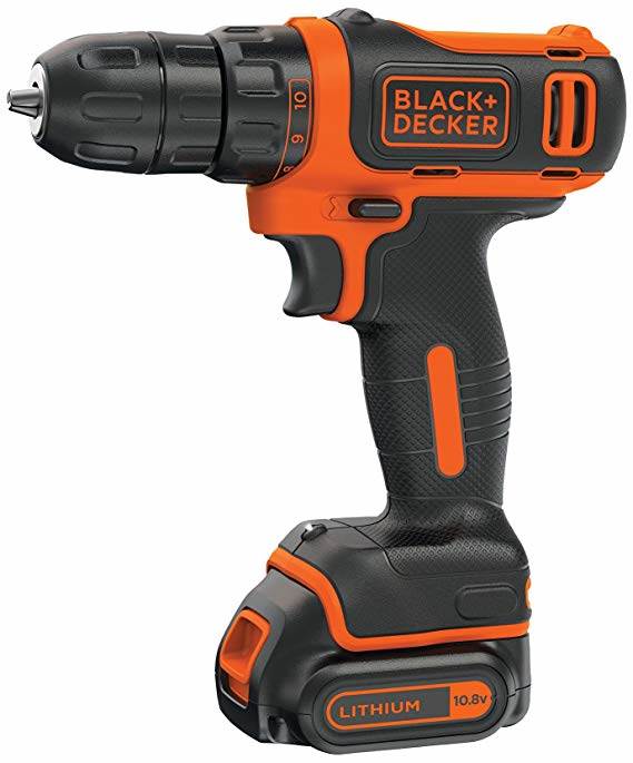 Black m10g Decker BDCD12-IN 10m6g8V Ultra Compact Lithium-ion Drill Driver