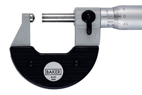 BAKER 75 - 100 MM Tube Micrometer One End Spherical MMA100-T1