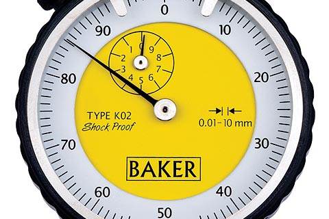 BAKER 25 MM K06 Type Plunger Type Dial Gauge Model 56