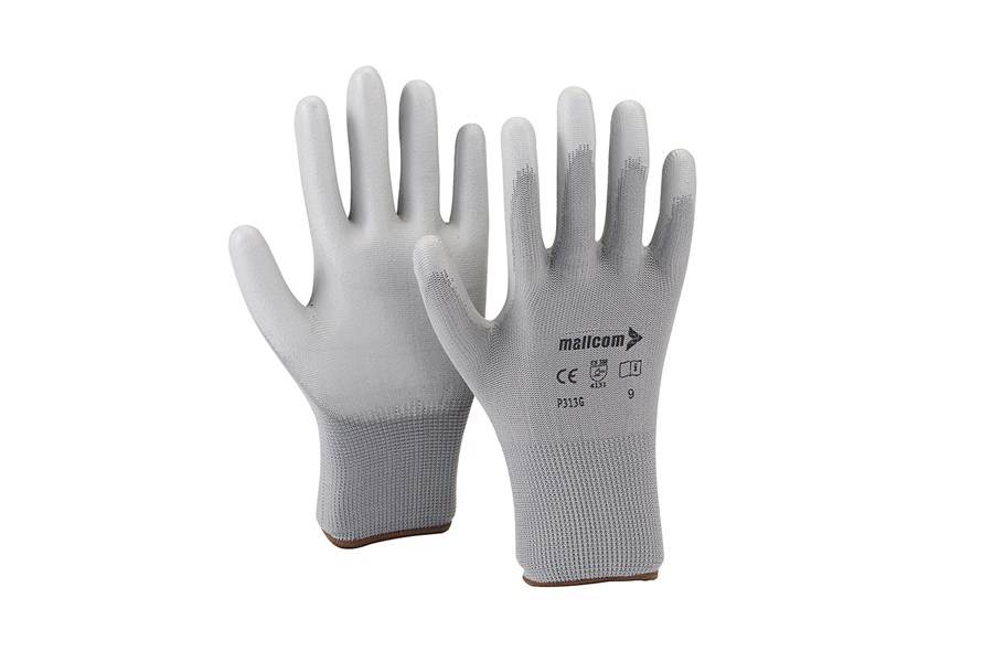 Mallcom P313G Grey PU glove