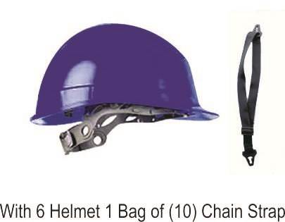 Mallcom Blue Diamond III helmet with chin straps