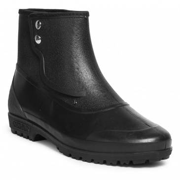 Hillson 7 STAR Black Plain Toe Gumboot Size 10