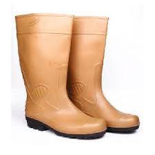 Hillson Tan Plain Toe Gumboot Phantom 311 Size 6