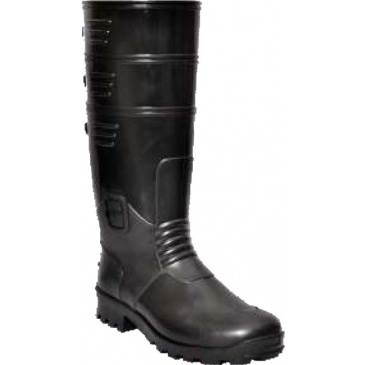 Hillson Black Steel Toe Gumboot Torpedo 216 Size 10