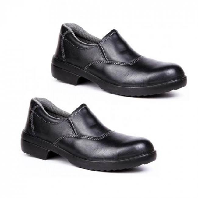 Hillson LF2 ladies 6 No Black Steel Toe Safety Shoes