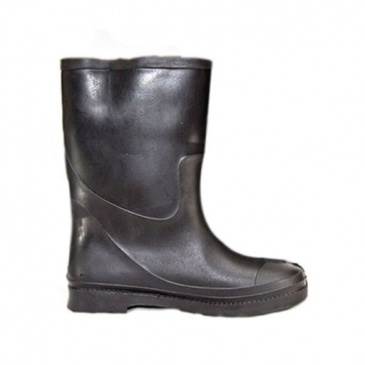 Hillson DON Black Plain Toe Gumboot Size 9