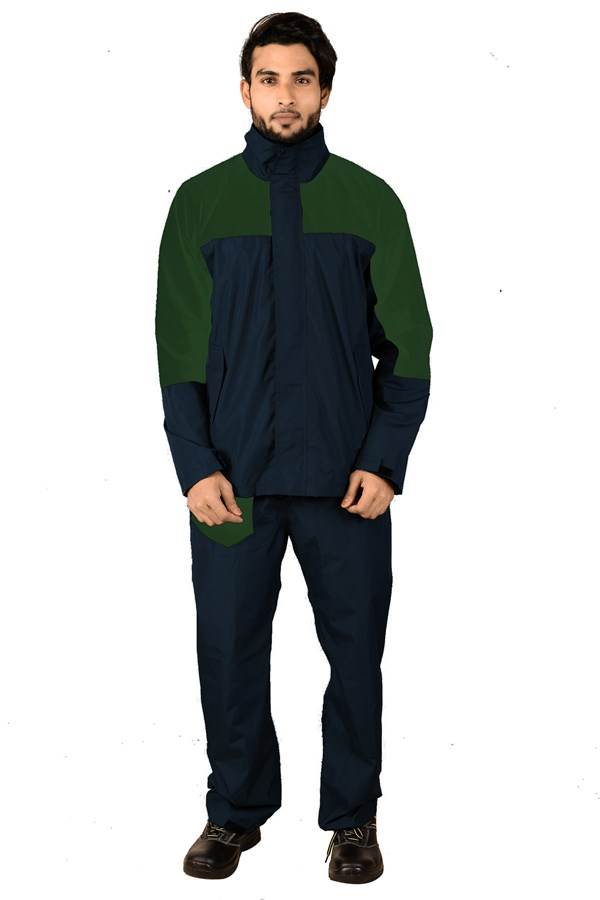 Mallcom Arcus Rainwear Navy Green