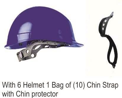 Mallcom Blue Diamond I helmet chin straps with chin protectors